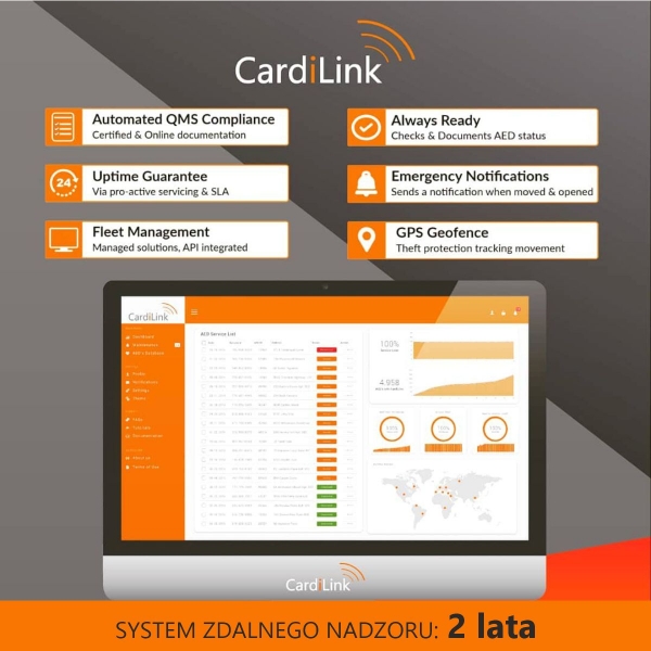 cardilink vivest x system zdalnego nadzoru