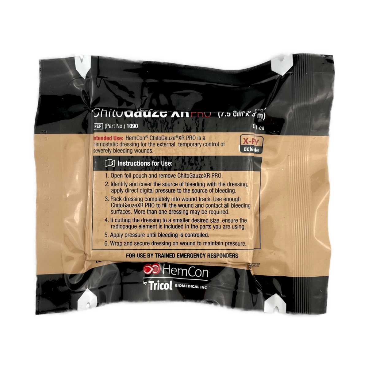opatrunek hemostatyczny chitogauze xr pro hemcon