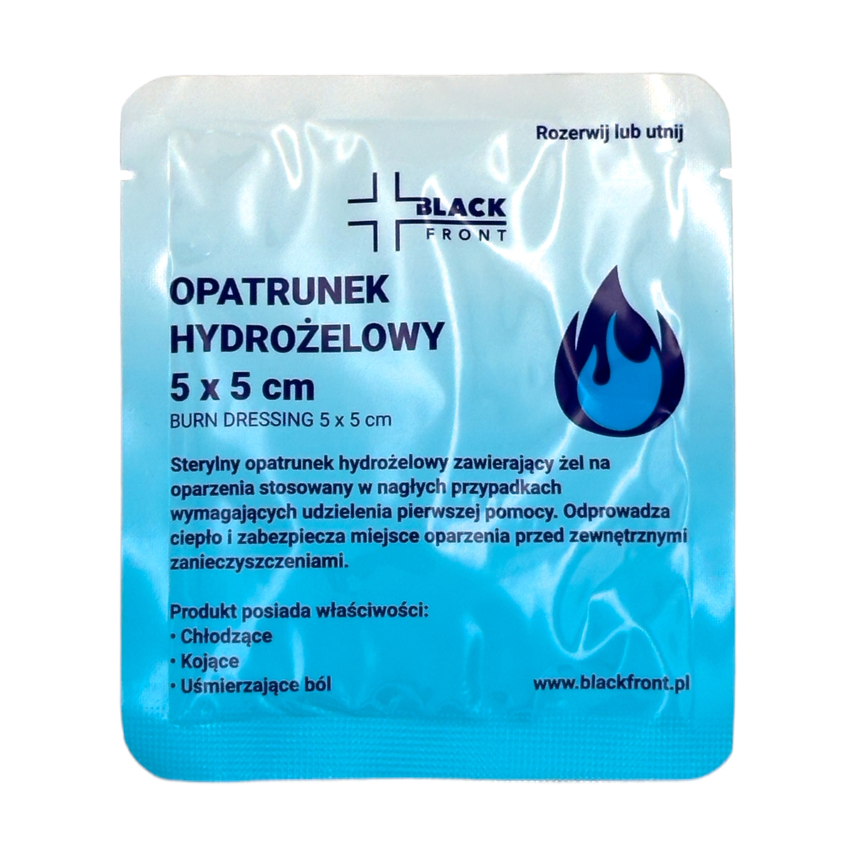 opatrunek hydrożelowy longbow 5 x 5 cm
